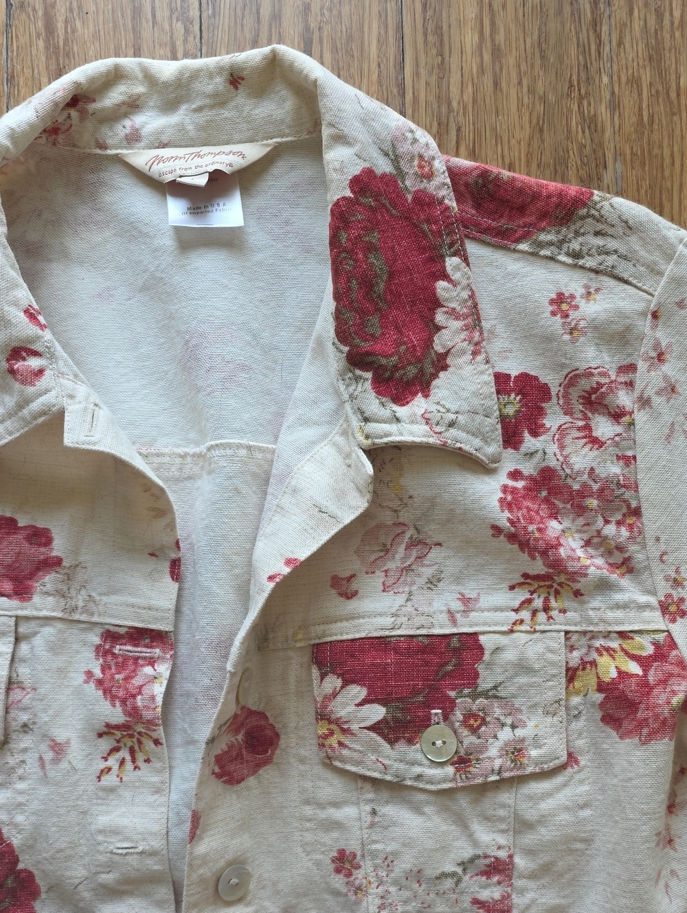 Floral Denim Jacket - Picture 2 of 3